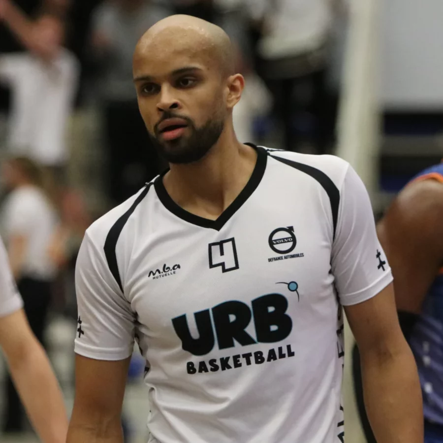 Danny Evans avec l'Union Rennes Basket
