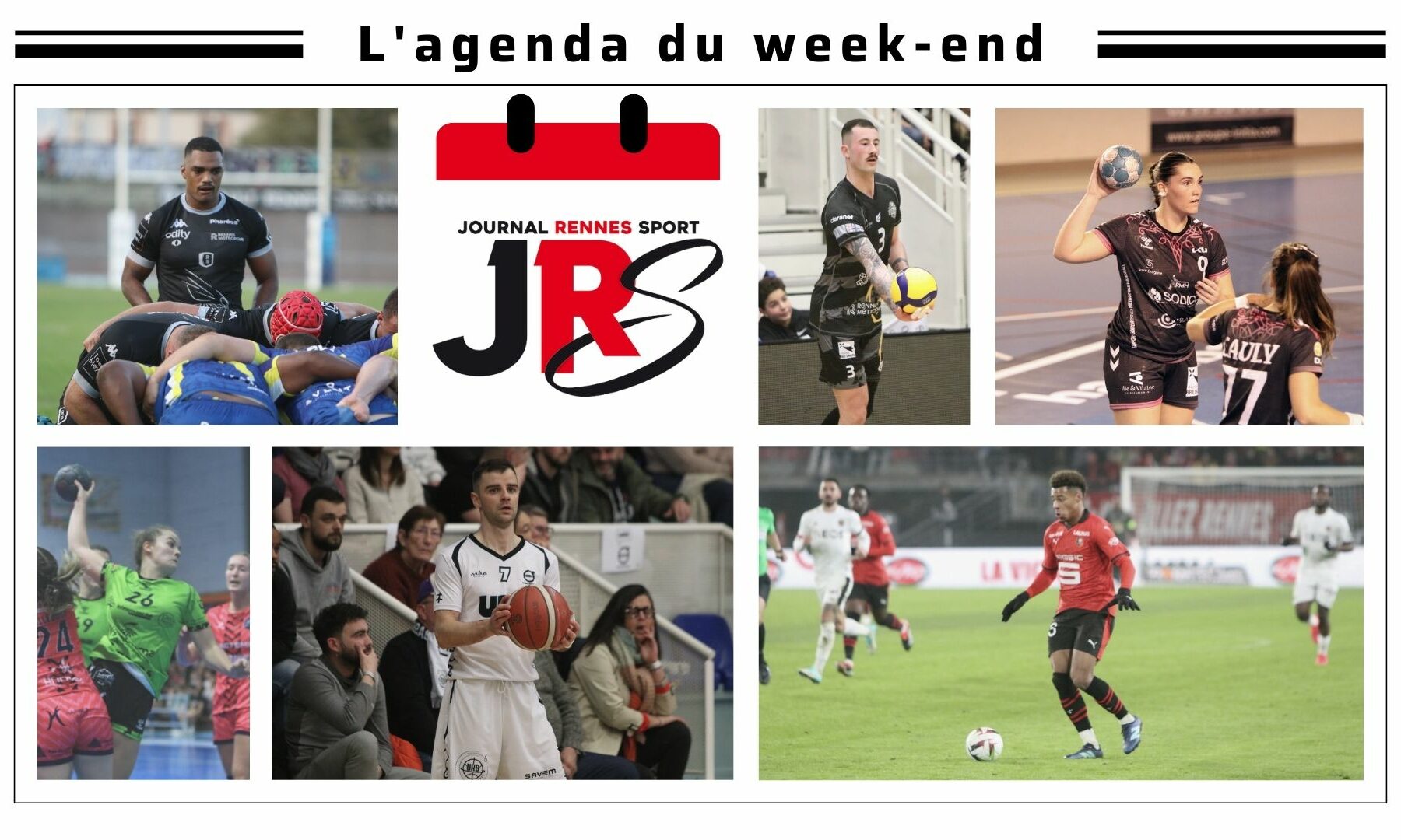 Les différentes équipes du week-end