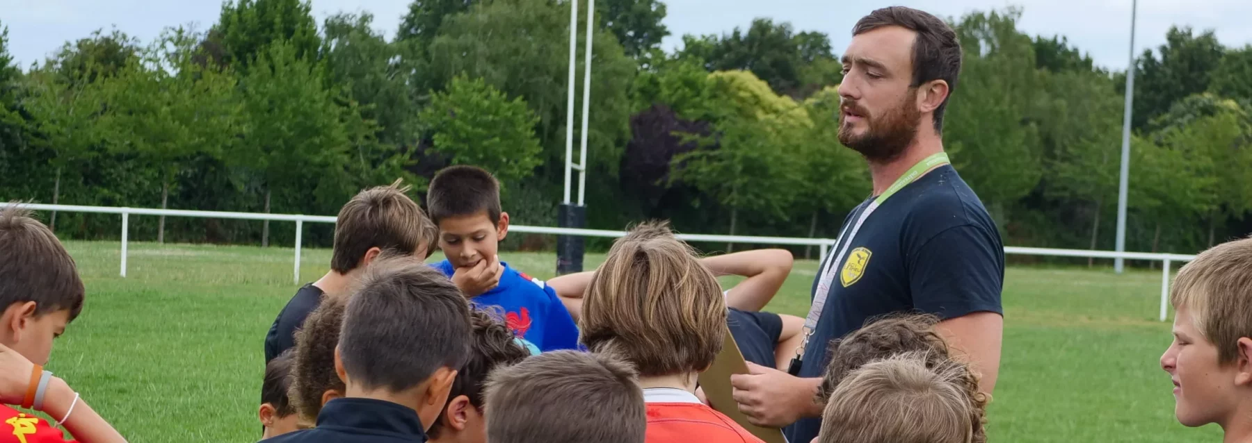 Benoit Cormier, responsable sportif de l'école de rugby du Rheu