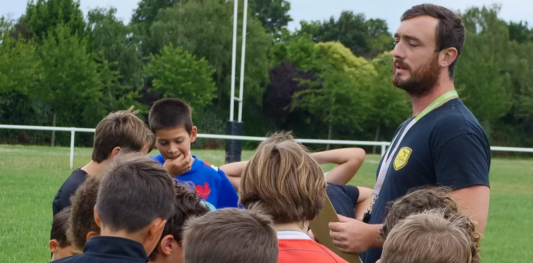 Benoit Cormier, responsable sportif de l'école de rugby du Rheu