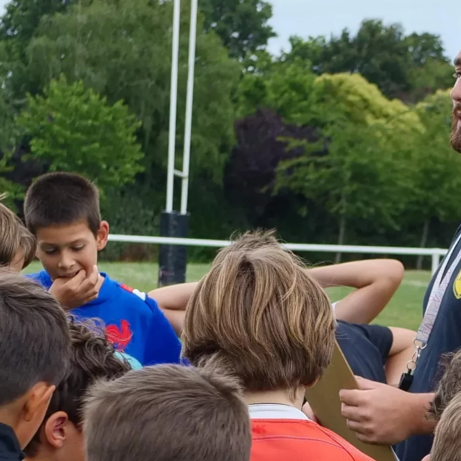 Benoit Cormier, responsable sportif de l'école de rugby du Rheu