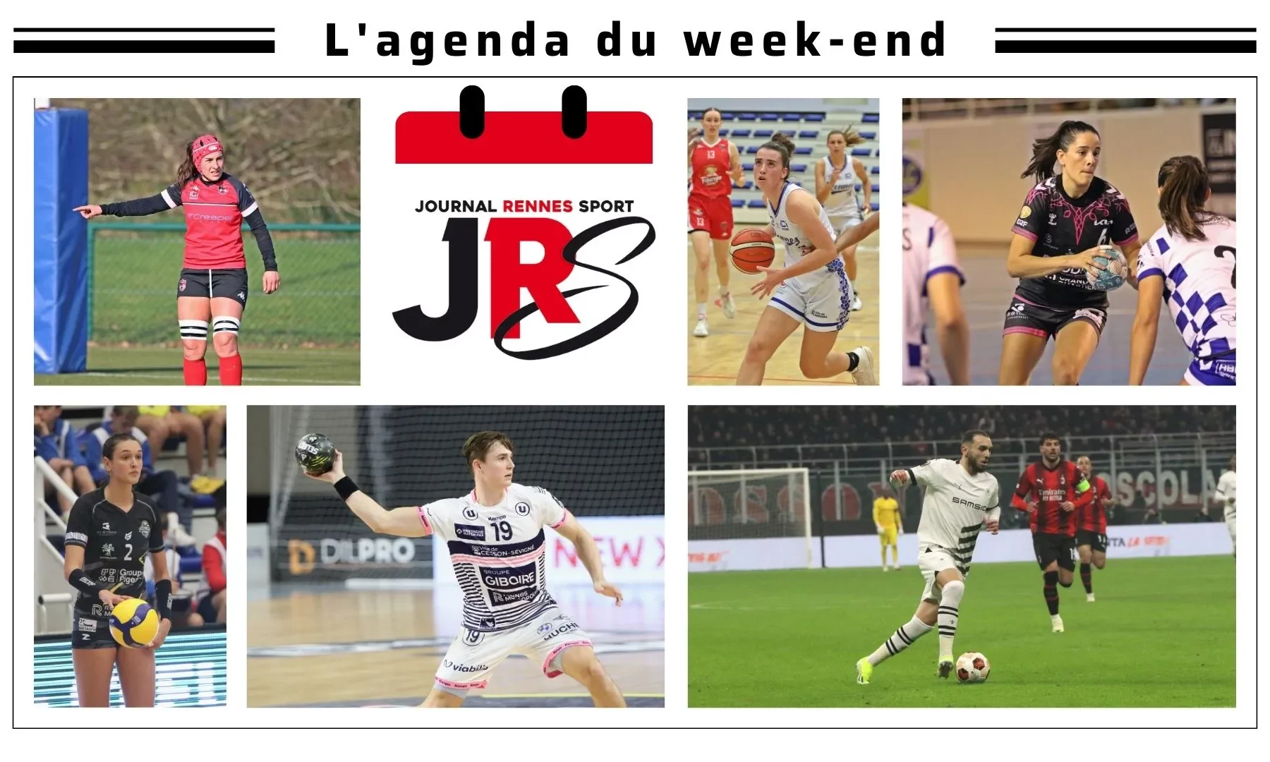 Milan puis Paris pour le Stade Rennais et double dose de handball à la Glaz Arena