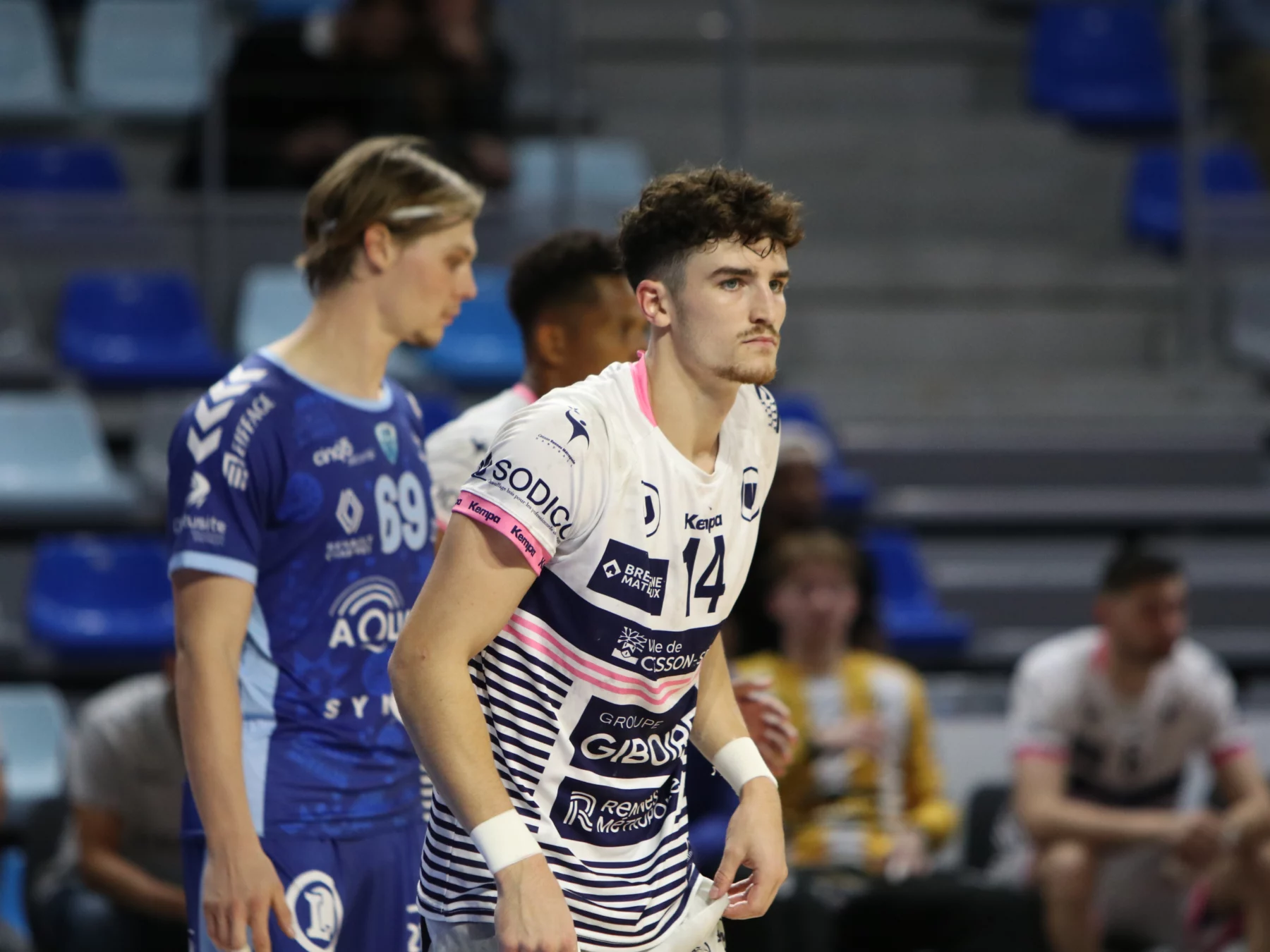 Mattéo Briffe au duel avec un Chartrain