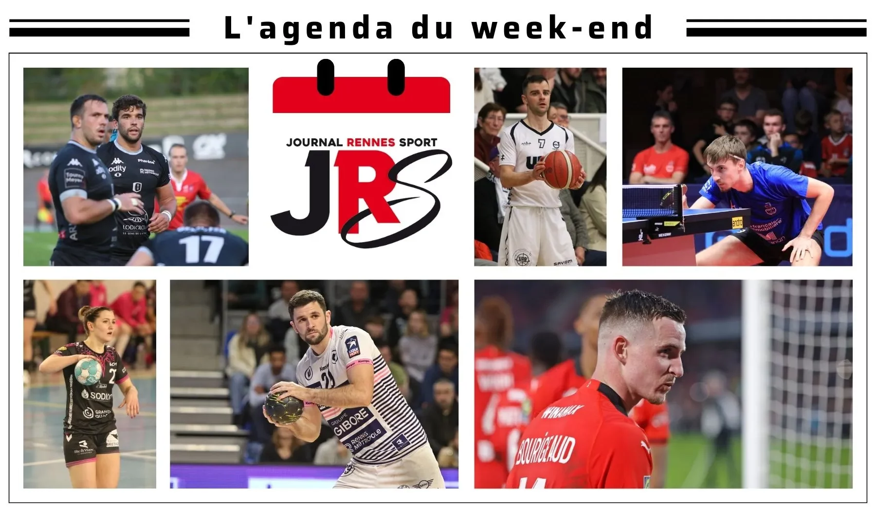 Le programme du sport rennais du 28 au 31 mars.