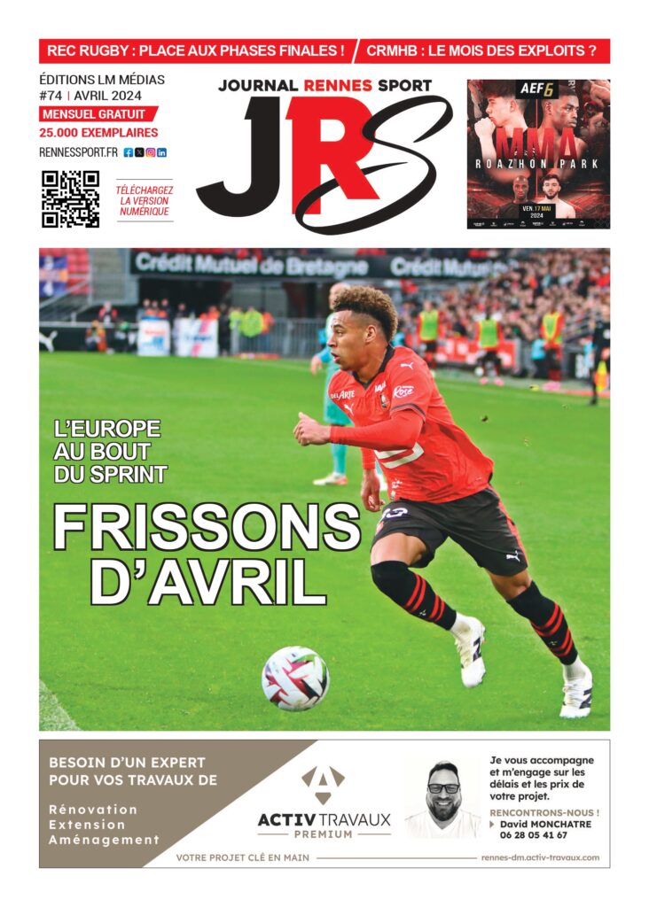 Une Journal Rennes Sport Avril