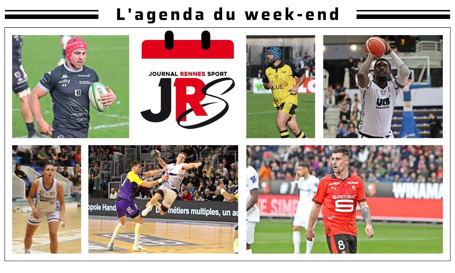 Le programme du sport rennais du jeudi 4 avril au dimanche 7 avril.