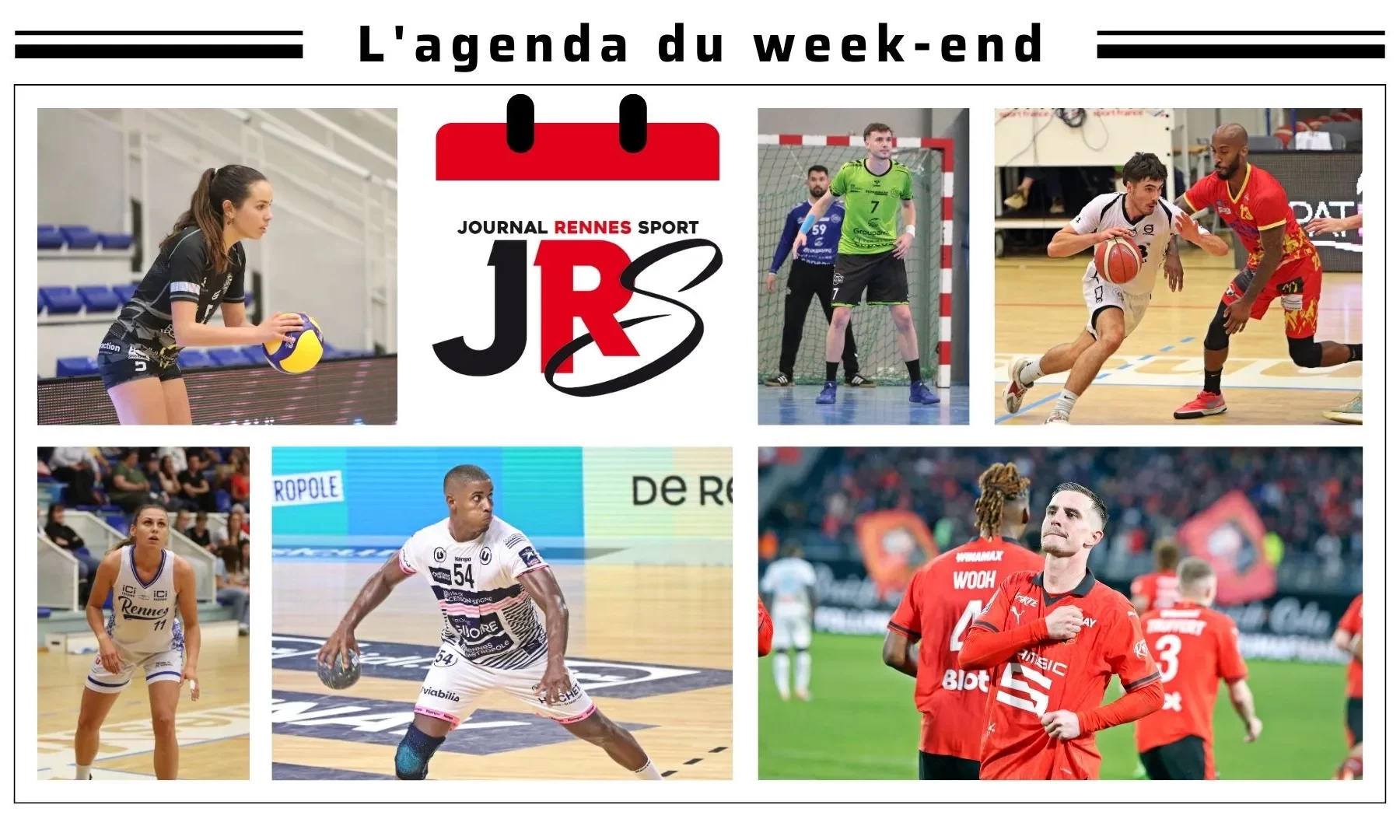 L'agenda des clubs rennais du 11 au 14 avril.