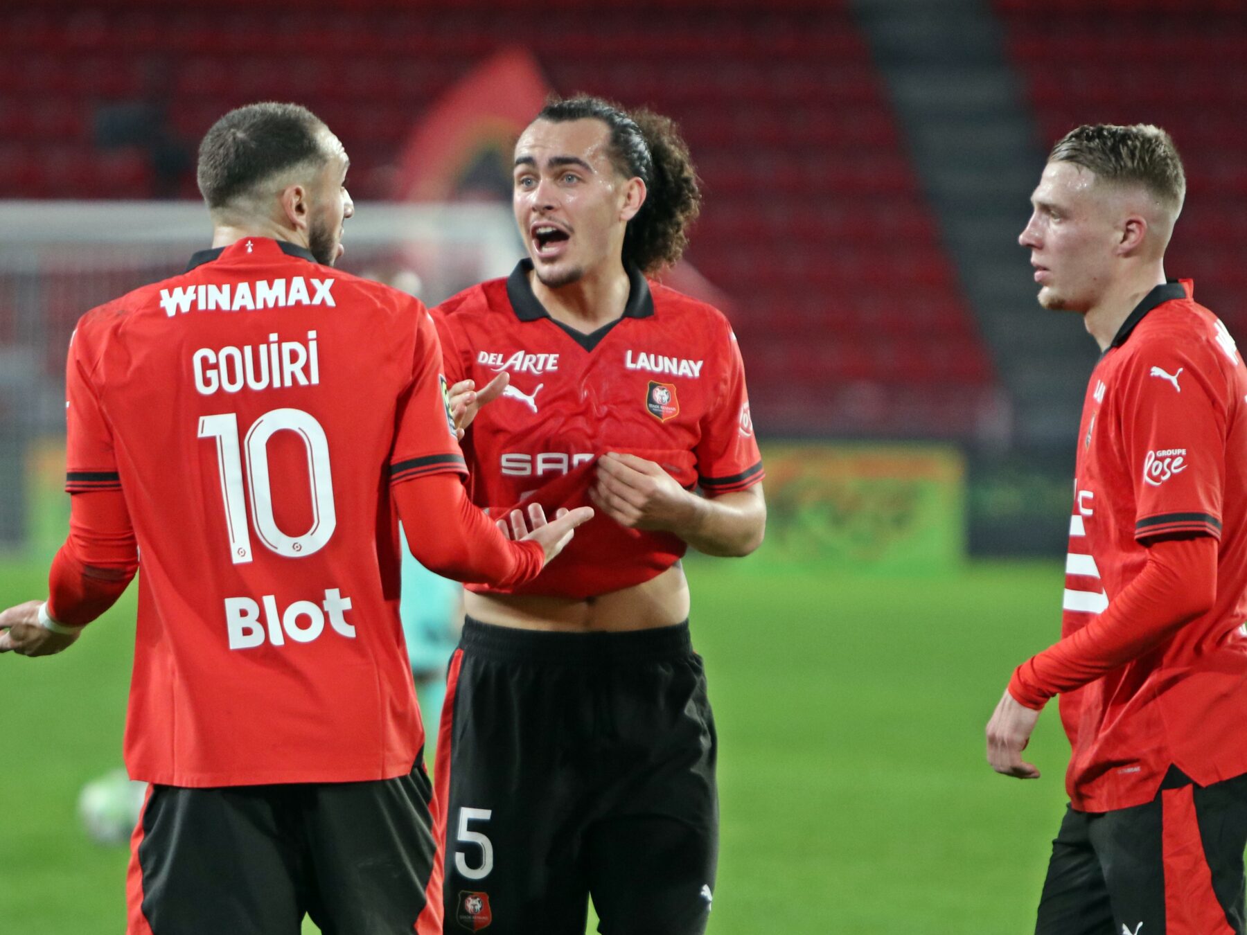 Gouiri, Theate et Truffert en discussion