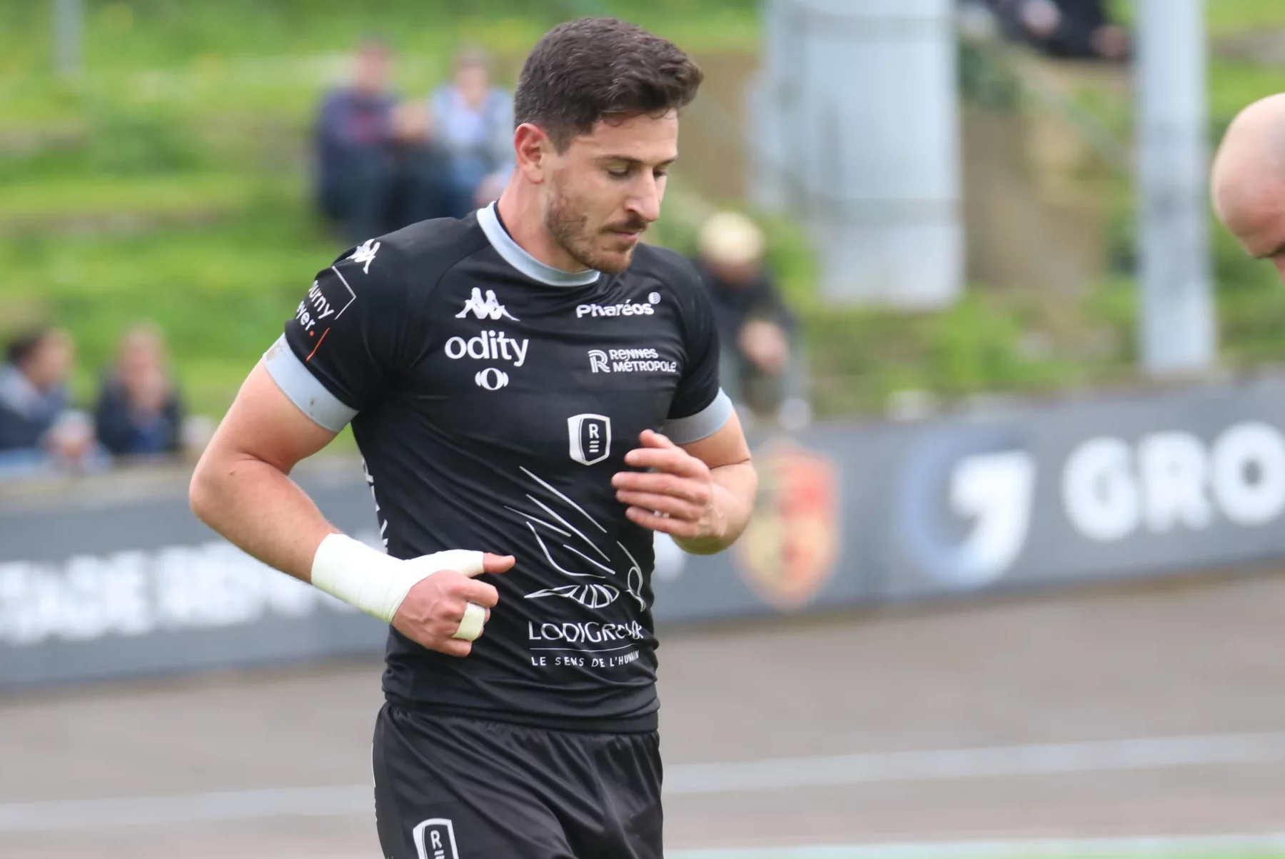 L'heure du départ pour Romuald François.