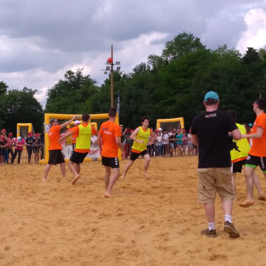 Nouveau lieu pour l'évènement handball du début de l'été.