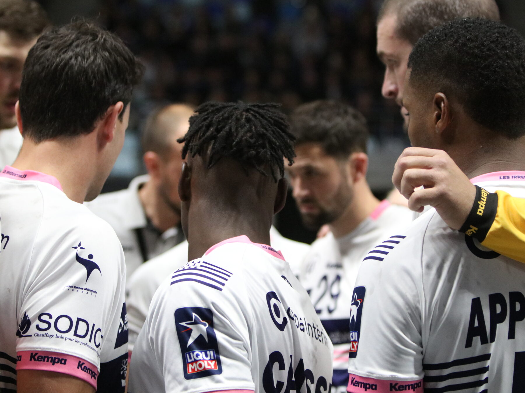 Groupe du CRMHB qui se motive