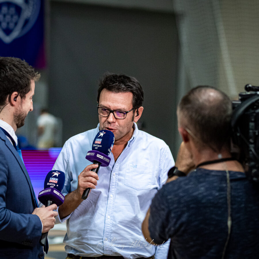 Stéphane Clémenceau au micro de beIN.