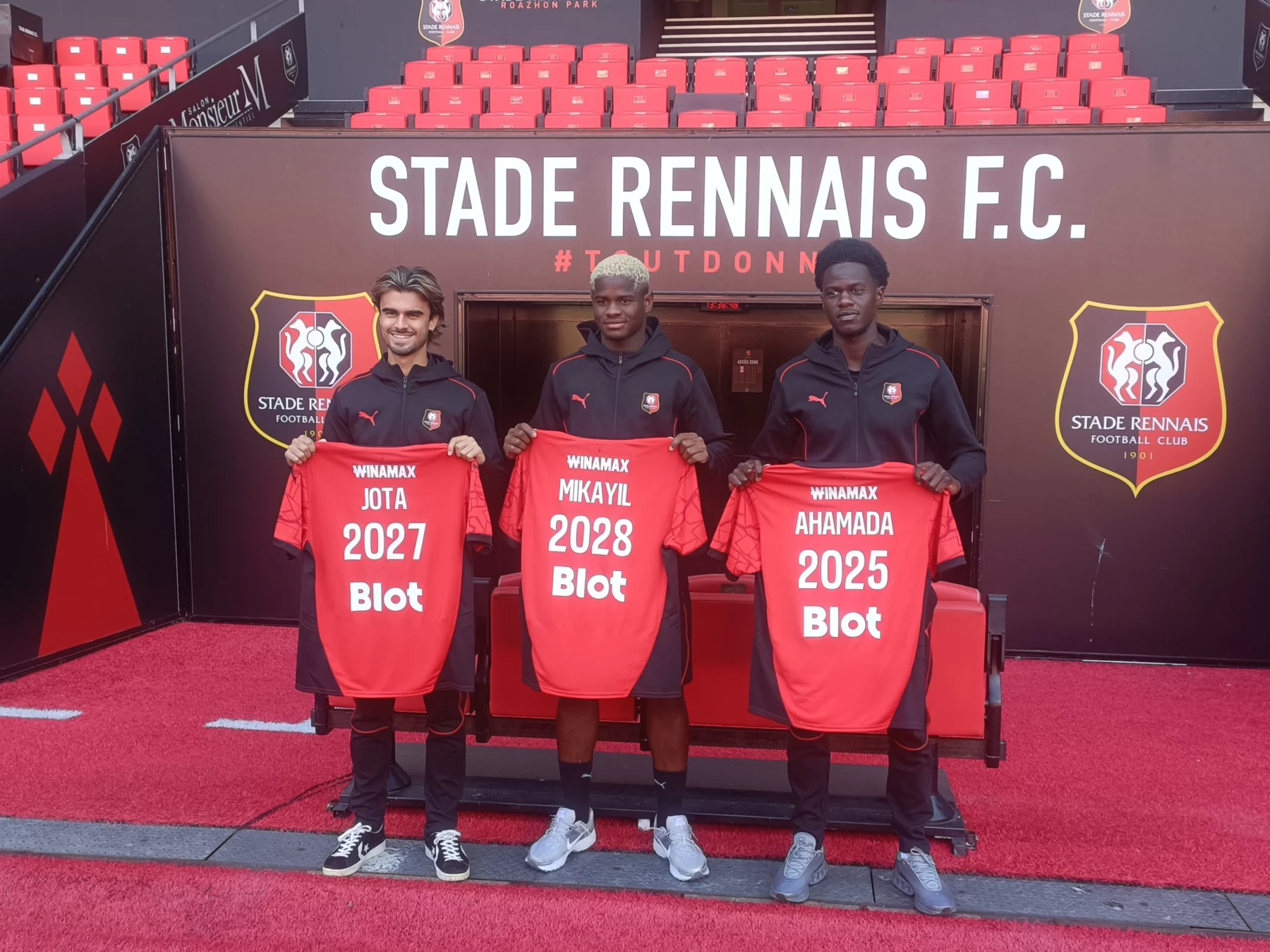 Présentations des trois dernières recrues.