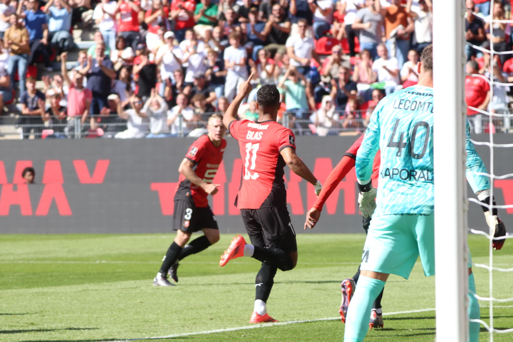 Le Stade Rennais domine Montpellier.