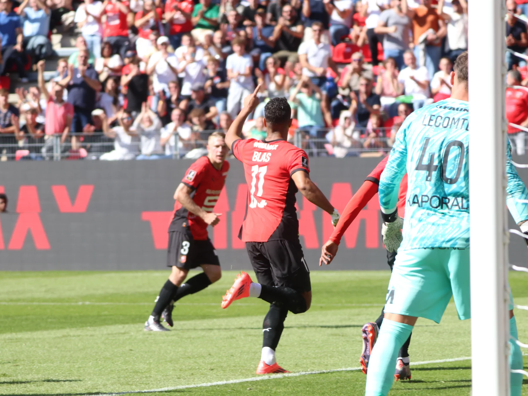 Le Stade Rennais domine Montpellier.