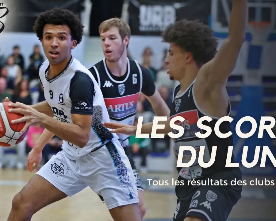 Les scores du lundi.