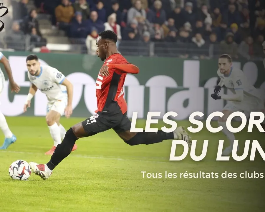 Les scores du lundi.