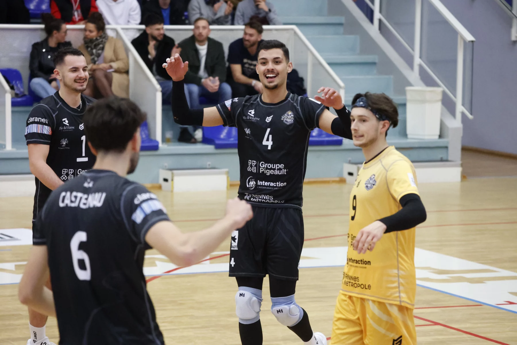 Le REC Volley se reprend contre Villejuif.