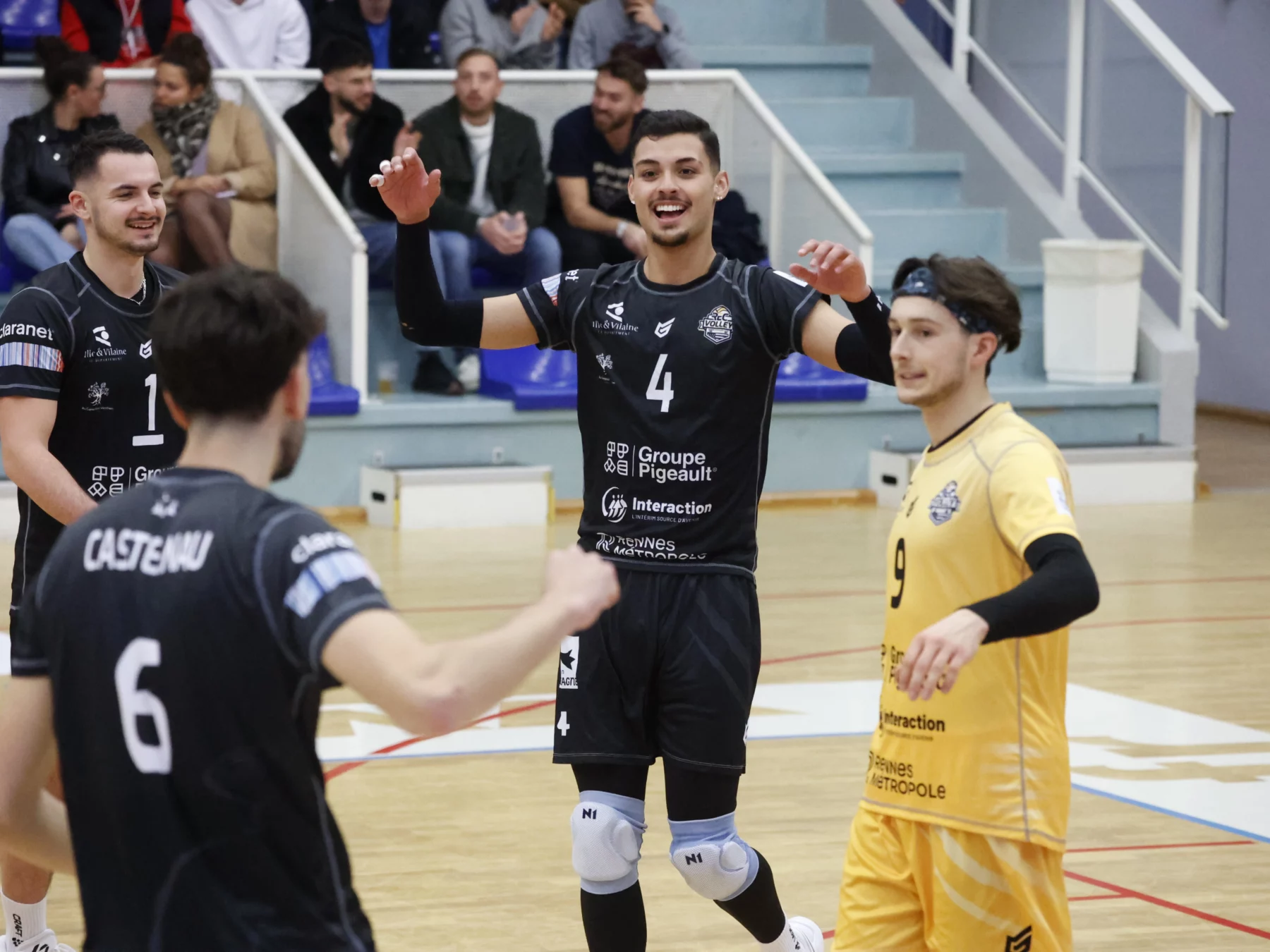 Le REC Volley se reprend contre Villejuif.