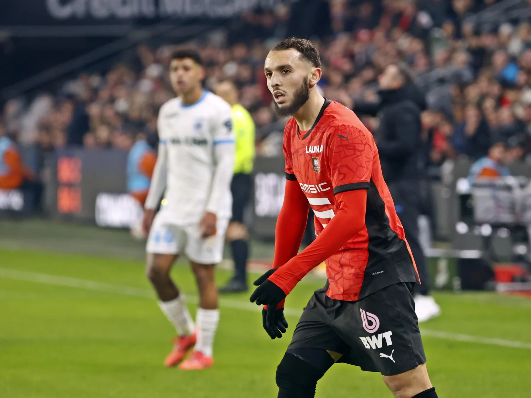 Amine Gouiri face à l'OM