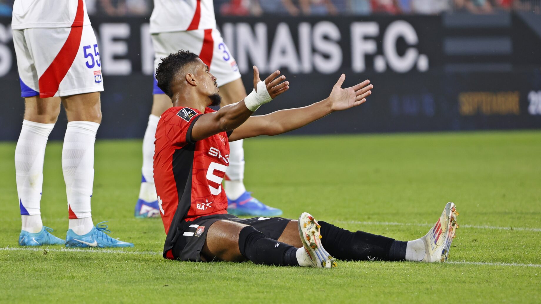 Ludovic Blas à terre
