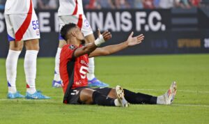 Ludovic Blas à terre