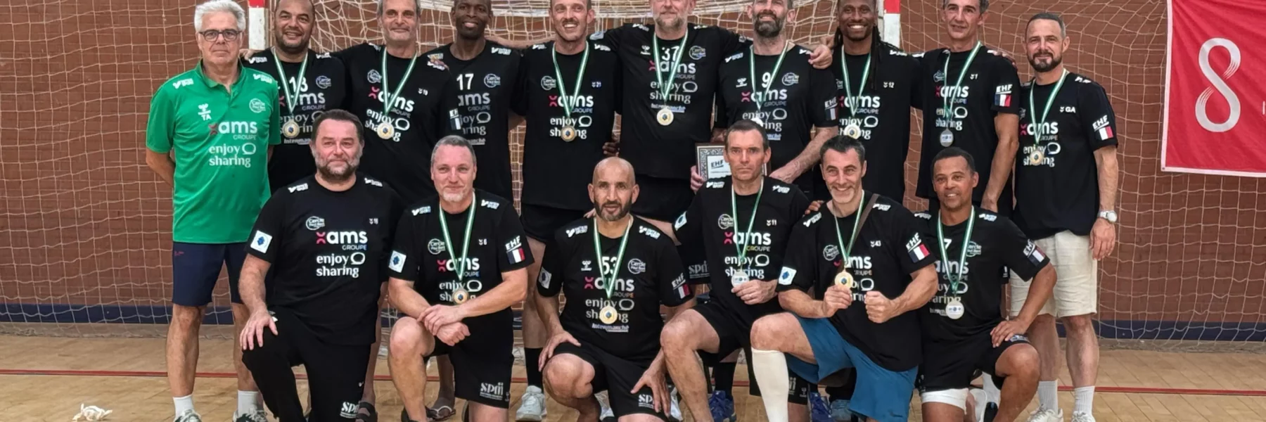 Handball : Le Cercle Paul Bert à l’honneur aux championnats d’Europe masters 2025 !