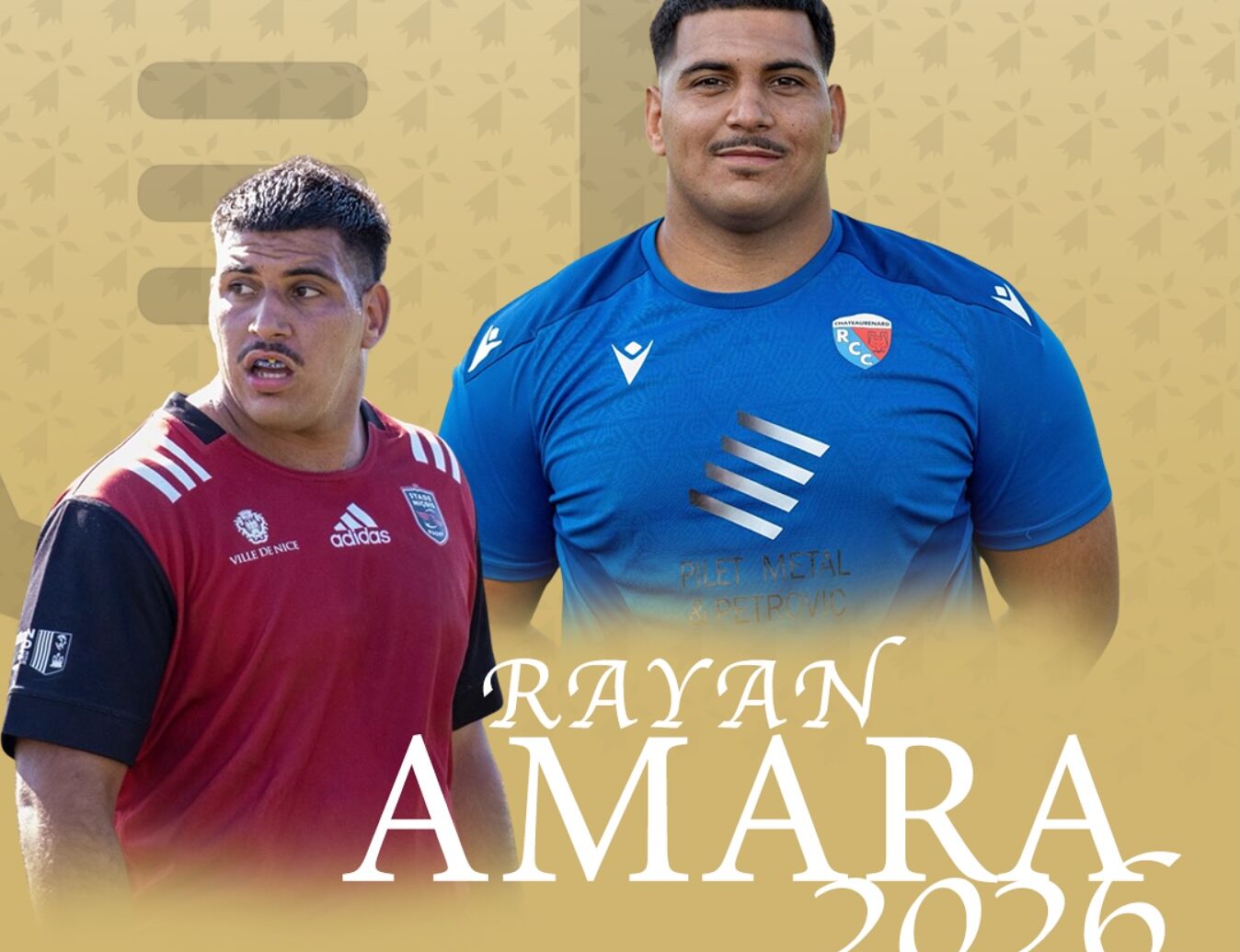 Rayan Amara s'engage avec le REC Rugby.