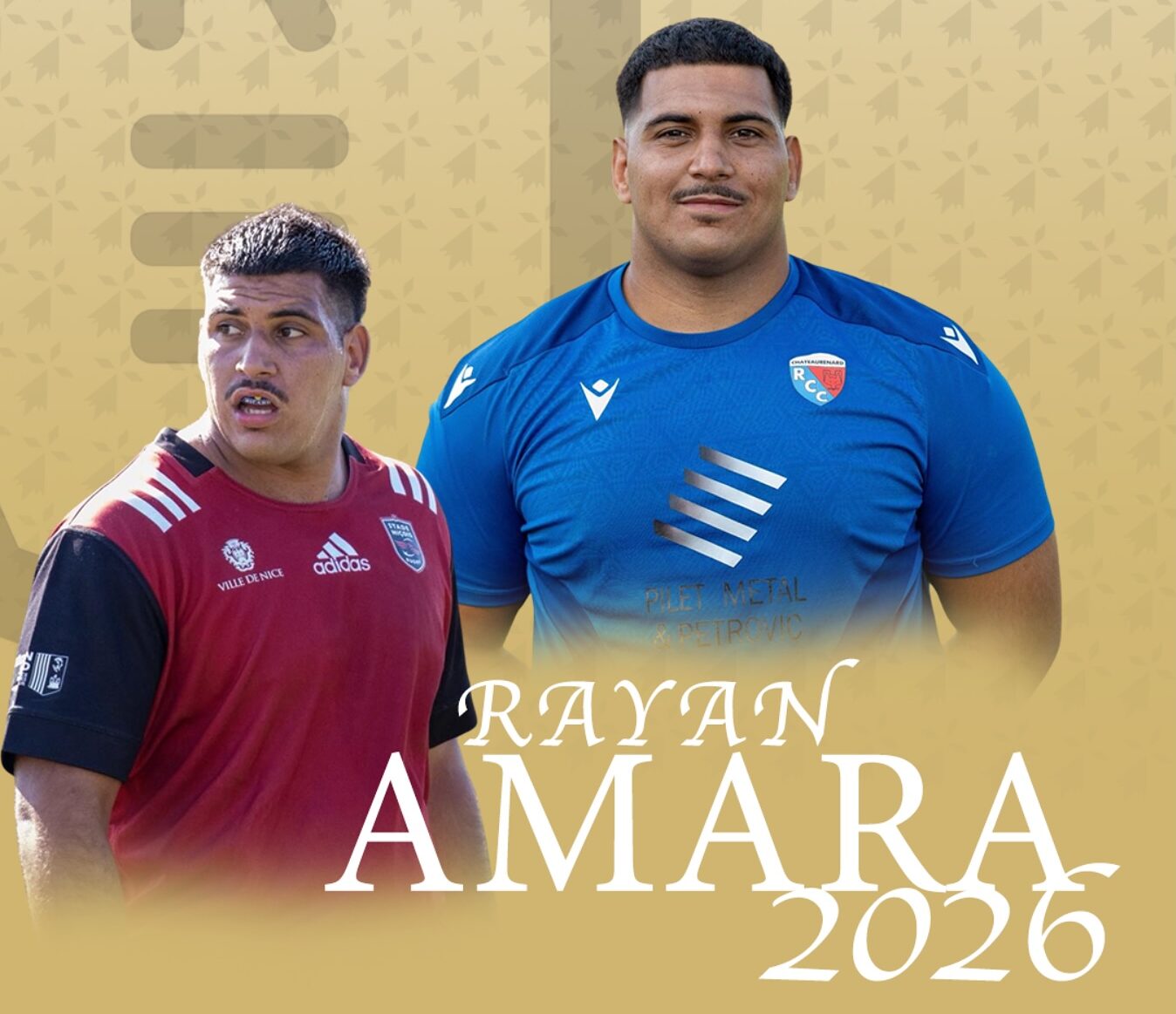 Rayan Amara s'engage avec le REC Rugby.