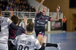 Perrine Petiot à la passe