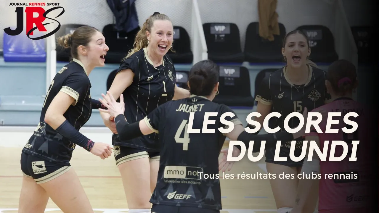 Les résultats du week-end pour les clubs rennais.