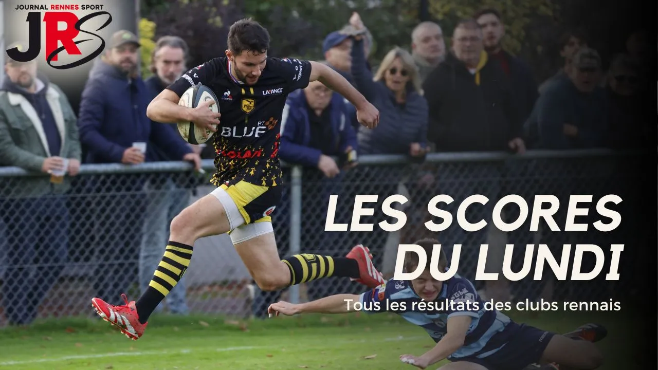 Les résultats du week-end pour les clubs rennais.